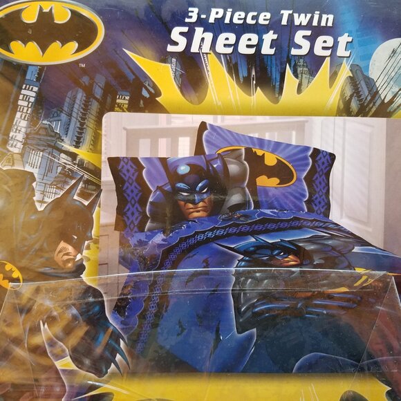 Batman 3 piece twin sheet set nip - Picture 2 of 3